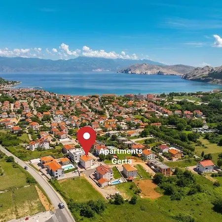 Apartments Gerta With Terrace Baska  Exterior photo